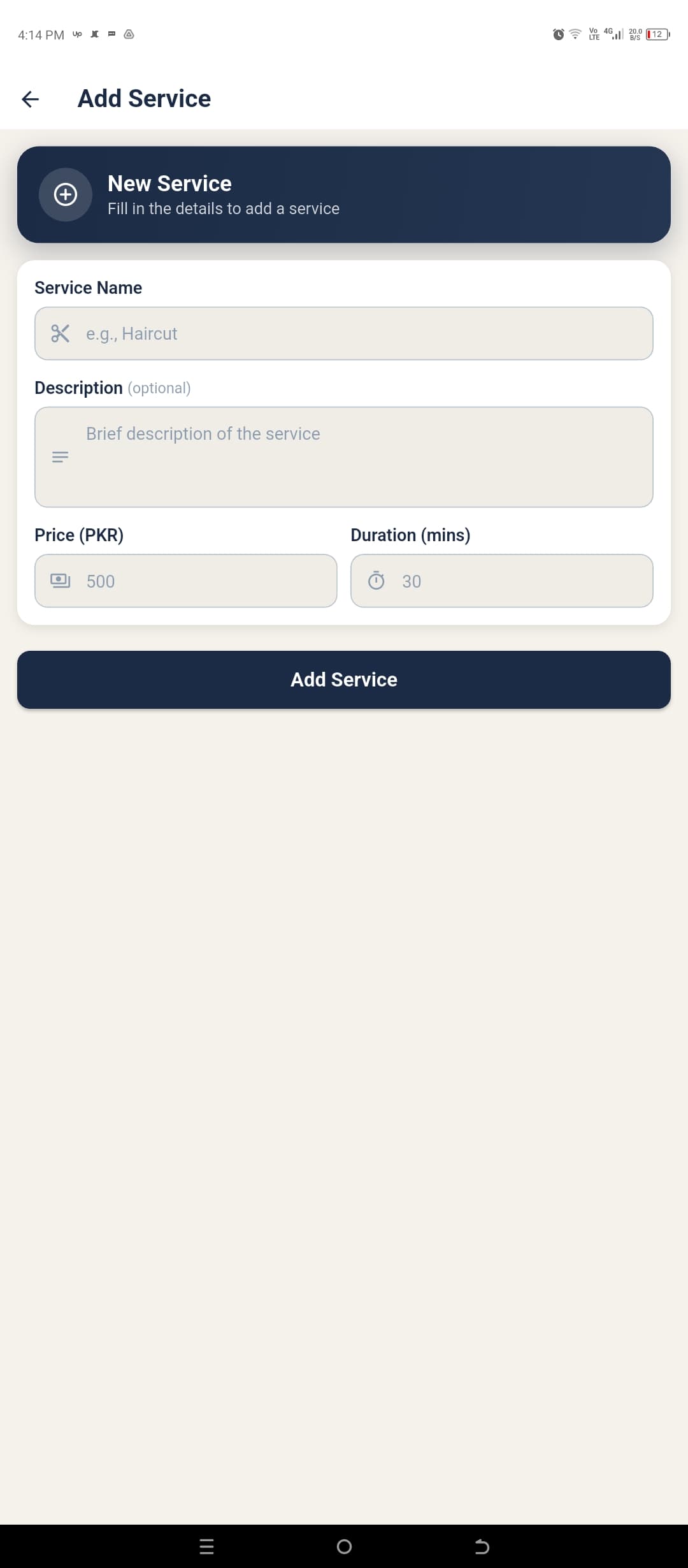 Add Service